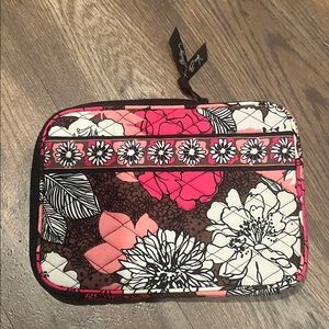 Vera Bradley Vibrant Pink and Brown Floral Tablet Case